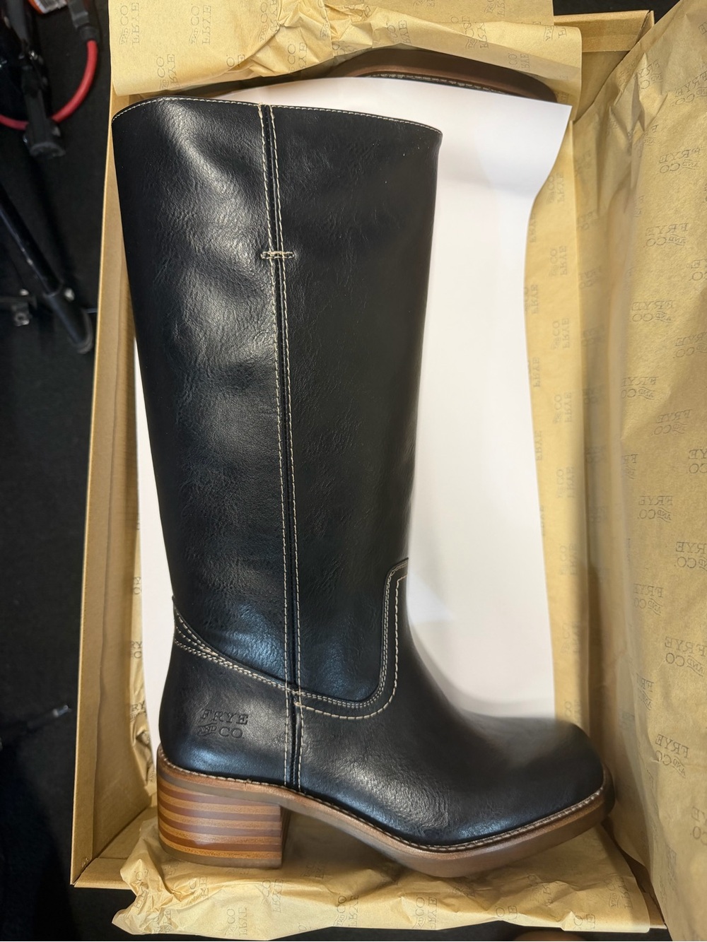 Frye and Co Black Leather Boot